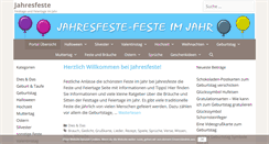 Desktop Screenshot of jahresfeste.com